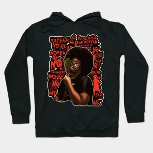 No Fear Afro Strong Woman Hoodie